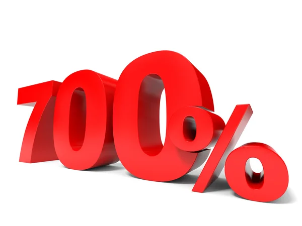 Seven hundred percent off. Discount 700. — Stock Photo, Image