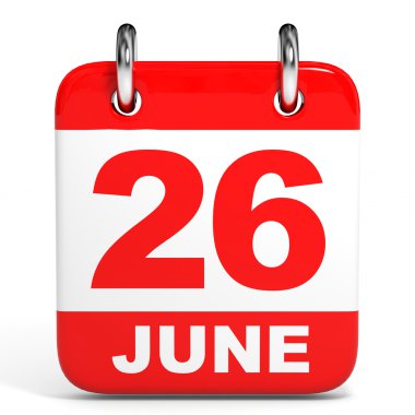 Takvim. 26 Haziran.