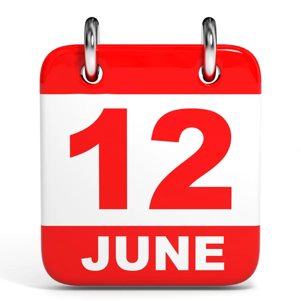 Calendrier. 13 juin . — Photo de stock par ©iCreative3D - 61244759