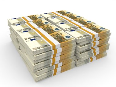 Para destesi. İki yüz Euro.