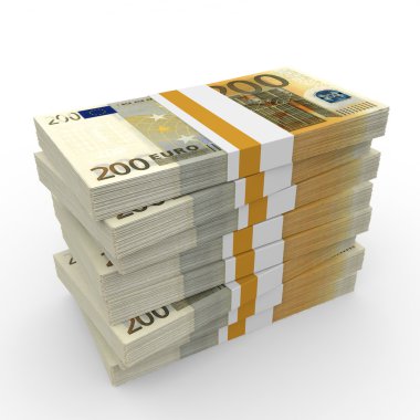 Para destesi. İki yüz Euro.
