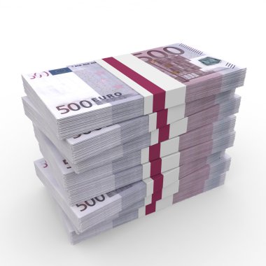 Para destesi. Beş yüz Euro.