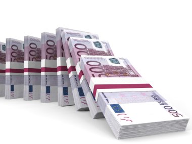 Para destesi. Beş yüz Euro.