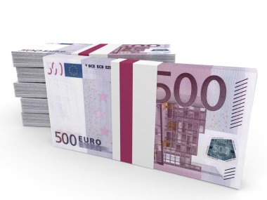 Para destesi. Beş yüz Euro.