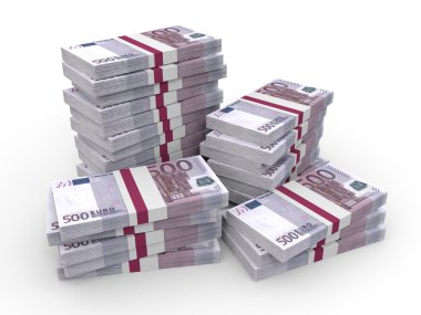 Para destesi. Beş yüz Euro.