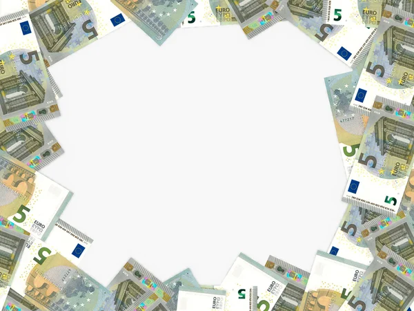 Fundo europeu. Cinco euros . — Fotografia de Stock