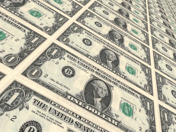 One dollars background. — Stock Photo, Image