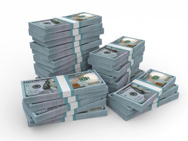Para destesi. Yeni yüz dolar. 