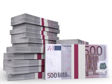 Para destesi. Beş yüz Euro.