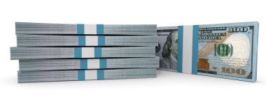 Para destesi. Yeni yüz dolar.