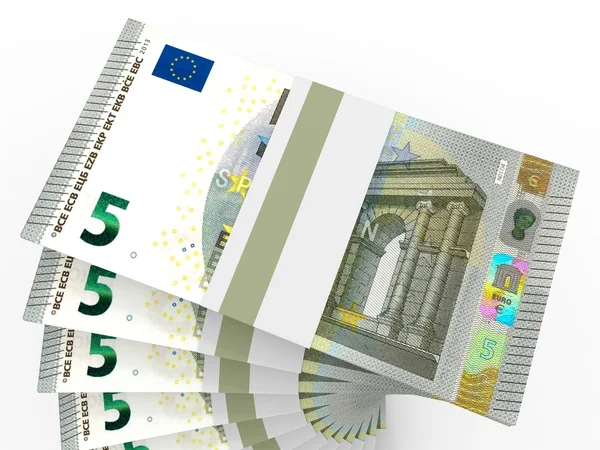 Para destesi. Beş Euro.