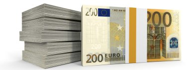 Para destesi. İki yüz Euro.