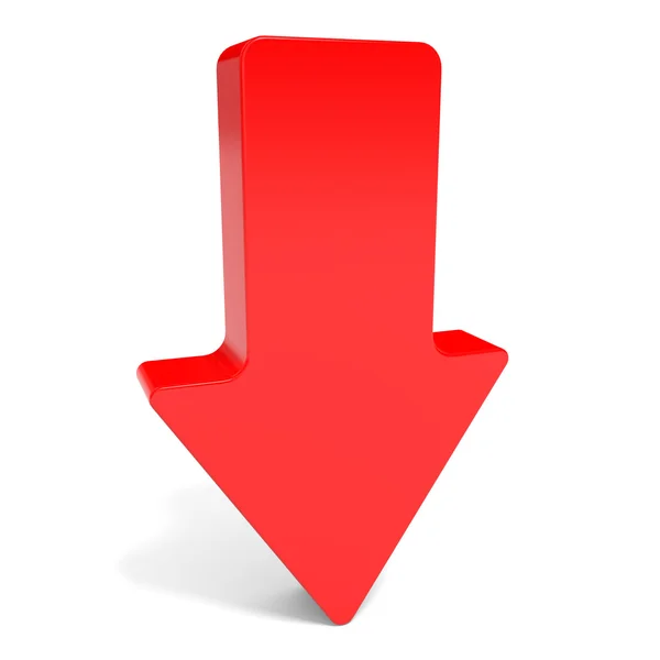 kırmızı aşağı ok.