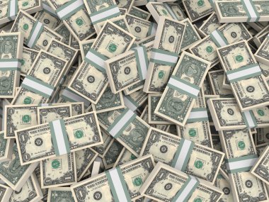 Para destesi. Bir dolar.