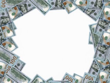 Yeni yüz dolar arka plan.