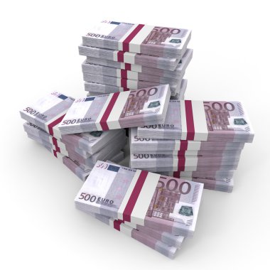 Para destesi. Beş yüz Euro.