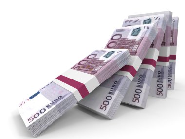 Para destesi. Beş yüz Euro.