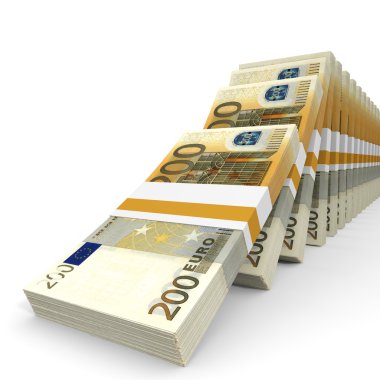 Para destesi. İki yüz Euro.