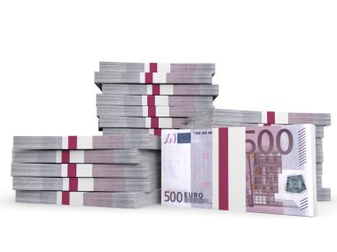 Para destesi. Beş yüz Euro.