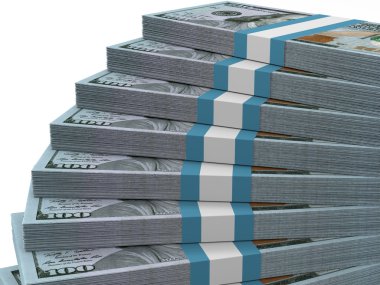 Para destesi. Yeni yüz dolar.
