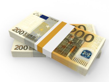 Para destesi. İki yüz Euro.