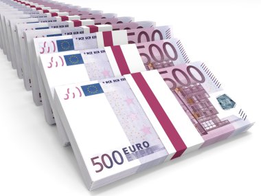 Para destesi. Beş yüz Euro.