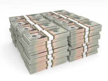 Para destesi. Yirmi dolar.