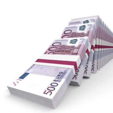Para destesi. Beş yüz Euro.
