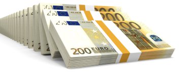 Para destesi. İki yüz Euro.