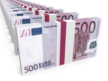 Para destesi. Beş yüz Euro.
