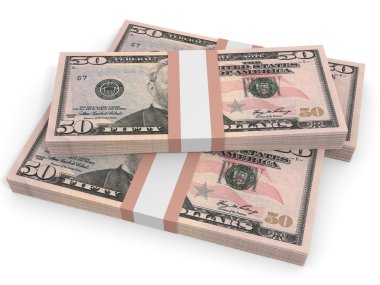 Elli doları banknot arka plan.