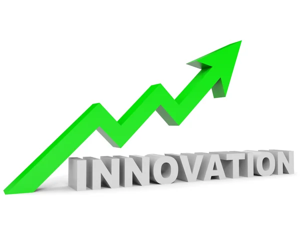Gráfico seta para cima inovação . — Fotografia de Stock