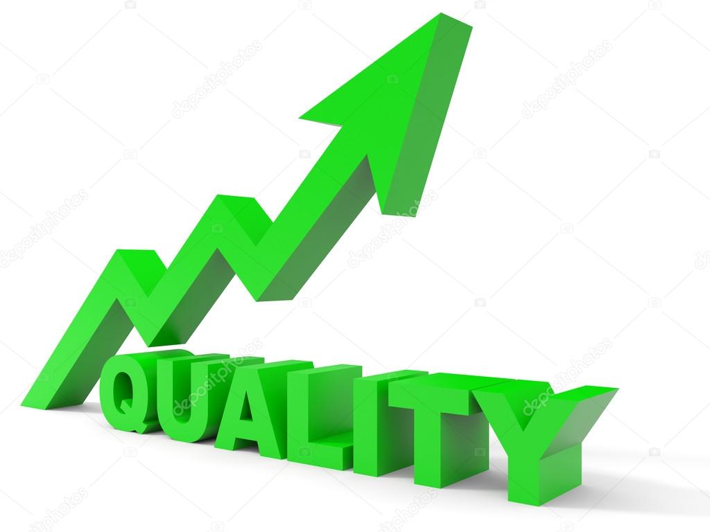 Graph up quality arrow. Stock Photo by ©iCreative3D 89665898