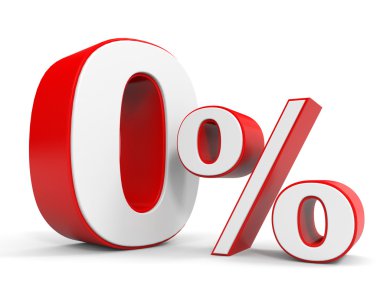 Yüzde 0 kapalı indirim.