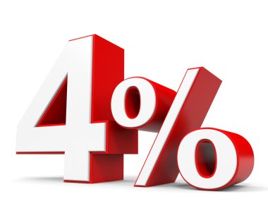 Kapalı yüzde 4 indirim.