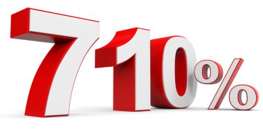 Kapalı 710 yüzde indirim.