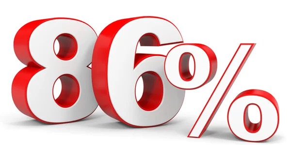 Discount 86 percent off. — Stock Photo, Image