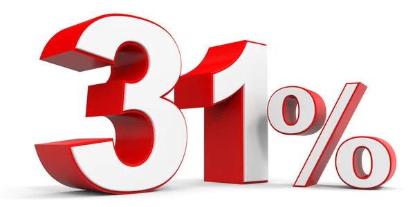 Discount 31 percent off. — Stock Photo, Image