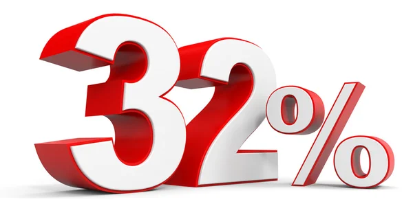 Discount 32 percent off. — Stock Photo, Image