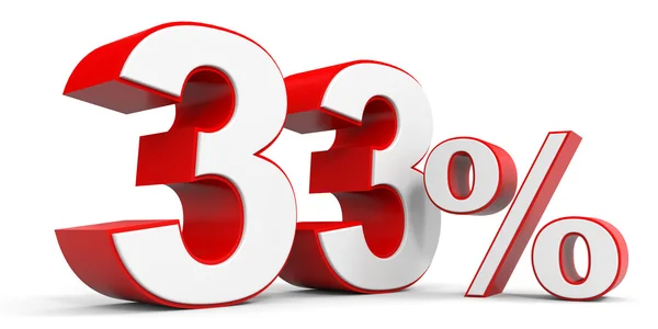 Discount 33 percent off. — Stock Photo, Image