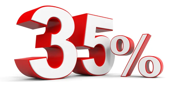 Discount 35 percent off. — Stock Photo, Image