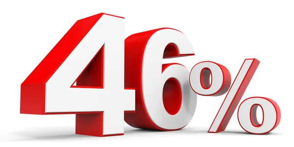 Discount 46 percent off. — Stock Photo, Image