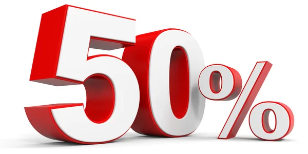 Discount 50 percent off. — Stock Photo, Image