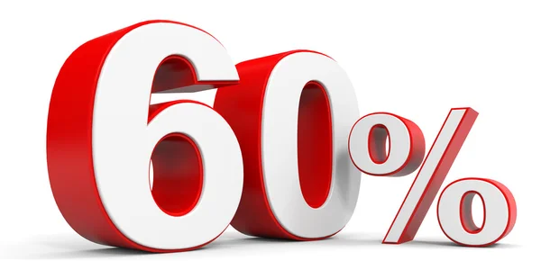 Discount 60 percent off. — Stock Photo, Image