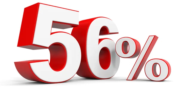 Discount 56 percent off. — Stock Photo, Image