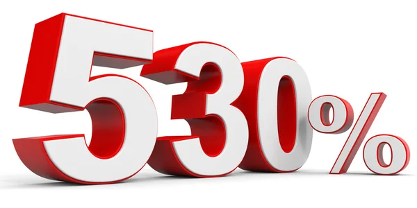 Discount 530 percent off. — Stock Photo, Image