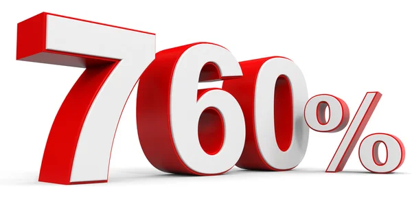 Discount 760 percent off. — Stock Photo, Image