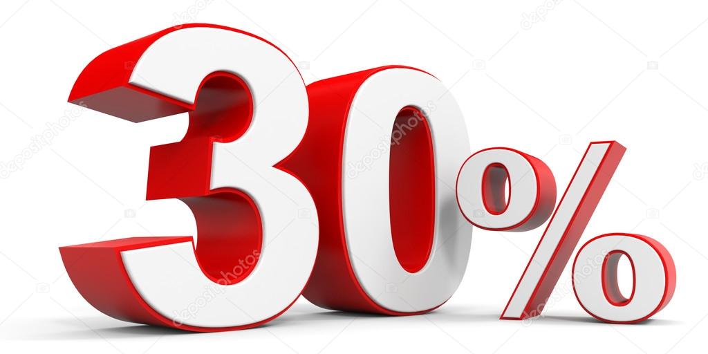 discount 30 percent off