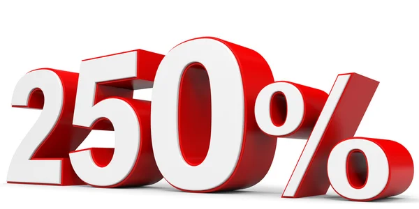 Discount 250 percent off. — Stock Photo, Image
