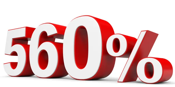 Discount 560 percent off. — Stock Photo, Image